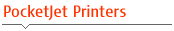 Purchase PENTAX PocketJet Portable Printers, Paper, & Accessories